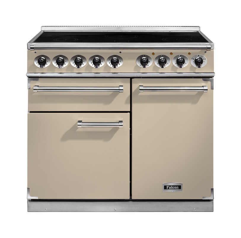 Falcon Deluxe 1000 Induction Cream with Chrome trim