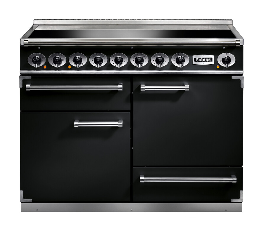 Falcon Deluxe 1092 Induction Black with Chrome trim