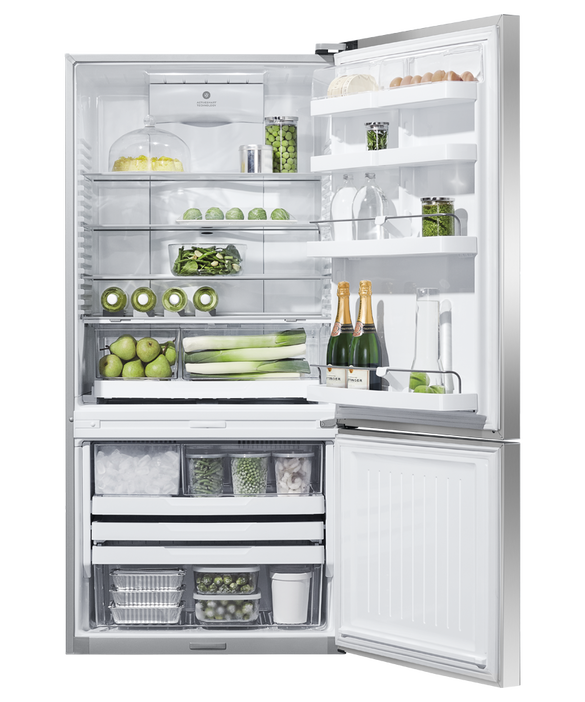 Fisher & Paykel Freestanding Refrigerator Freezer, 79cm, 494L, Ice & Water