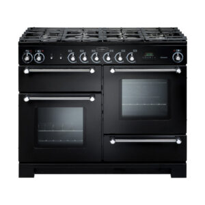 Kitchener 110 All Gas Black with Chrome trim