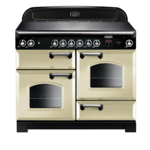 Rangemaster Classic 110 Ceramic Cream with Chrome trim