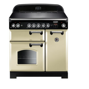 Rangemaster Classic 90 Ceramic Cream with Chrome trim