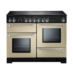 Rangemaster Kitchener 110 Ceramic Cream with Chrome trim