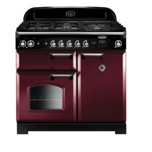 Classic 100 Dual Fuel Cranberry with Chrome Trim