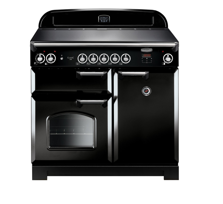 Classic 100 Induction Black with Chrome Trim Classic 100 Induction Black with Chrome Trim