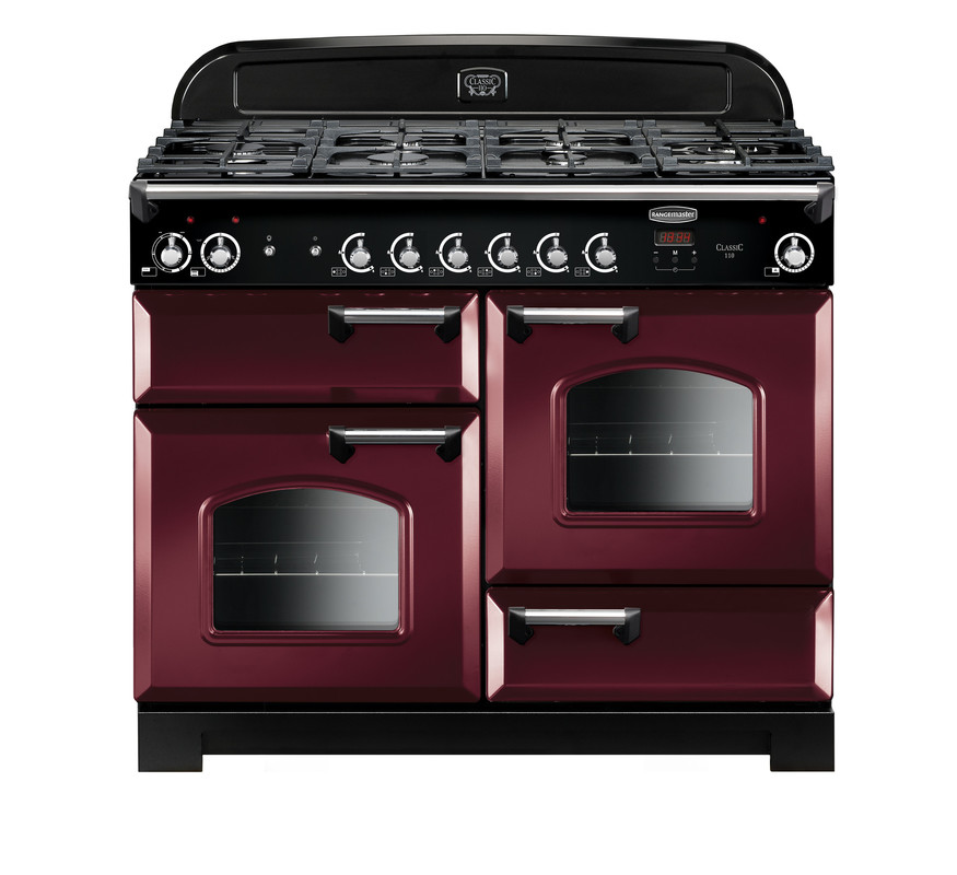 Classic 110 Dual Fuel Cranberry with Chrome Trim Classic 110 Dual Fuel Cranberry with Chrome Trim