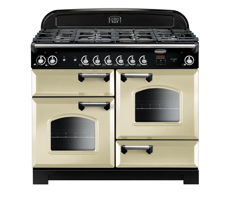 Classic 110 Dual Fuel Cream with Chrome Trim Classic 110 Dual Fuel Cream with Chrome Trim