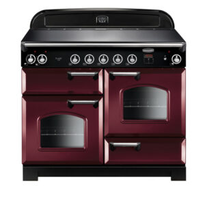 Classic 110 Induction Cranberry with Chrome Trim