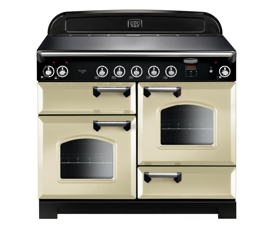 Classic 110 Induction Cream with Chrome Trim Classic 110 Induction Cream with Chrome Trim