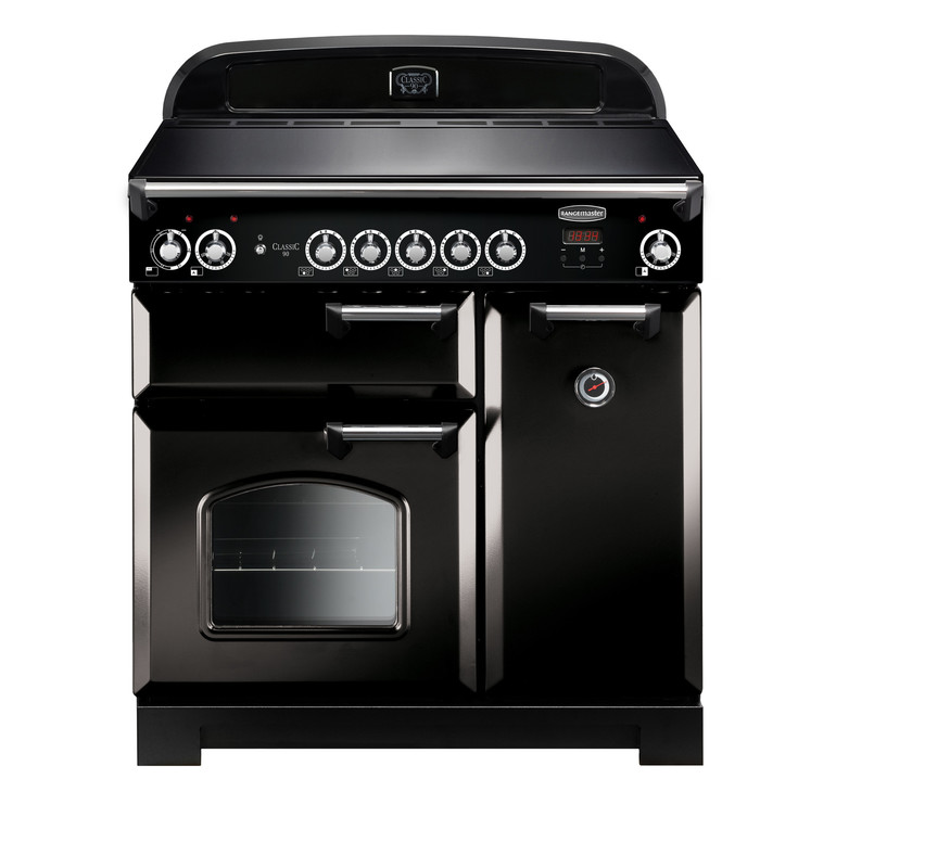 Classic 90 Induction Black with Chrome Trim Classic 90 Induction Black with Chrome Trim