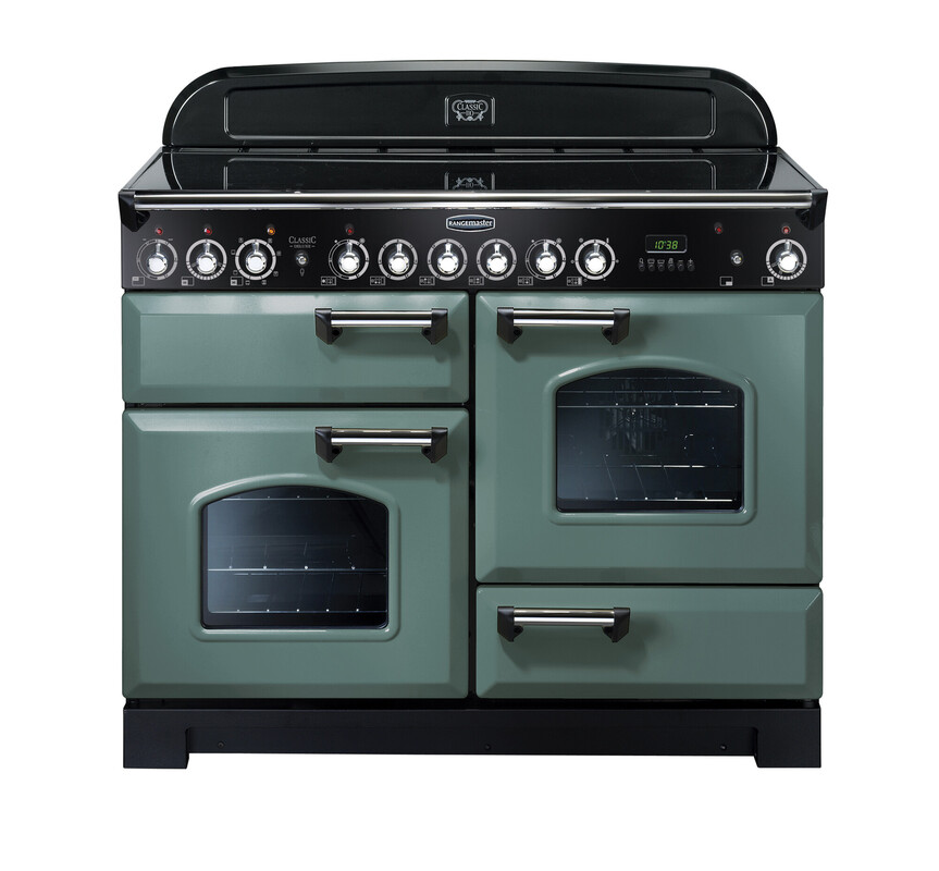 Classic Deluxe 110 Ceramic Mineral Green with Chrome Trim