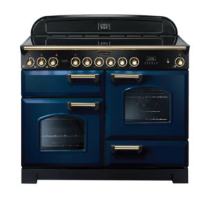 Classic Deluxe 110 Ceramic Regal Blue with Brass Trim