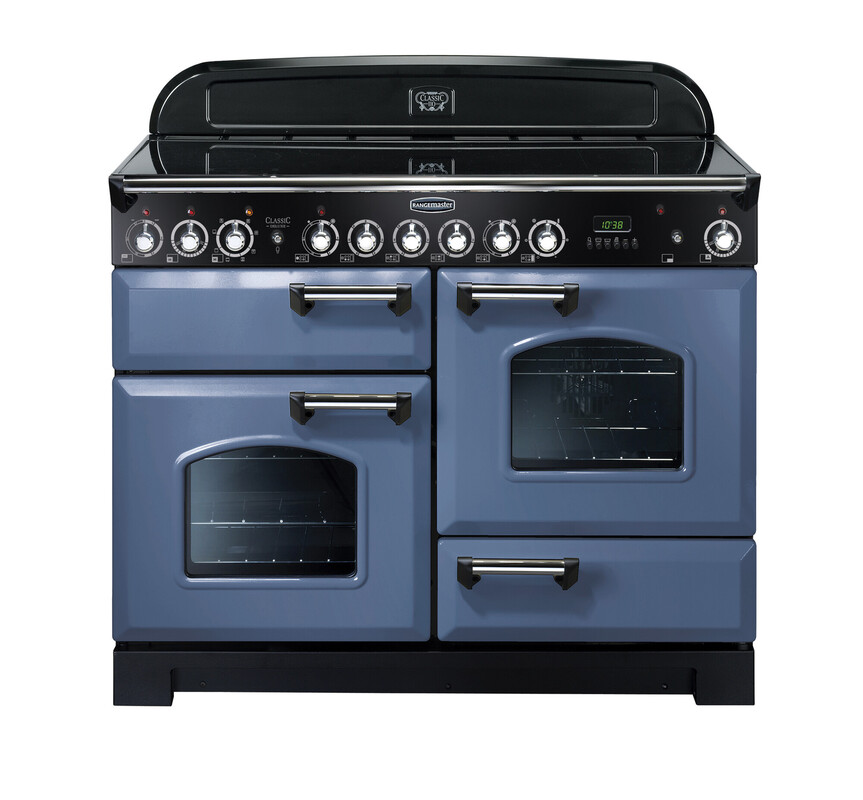 Classic Deluxe 110 Ceramic Stone Blue with Chrome Trim