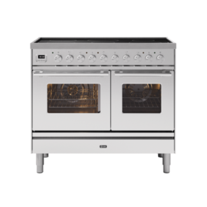 ILVE 100cm Roma Induction Double Oven Electric Range Cooker Stainless Steel