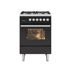 ILVE 60cm Torino Single Oven Dual Fuel Range Cooker Matt Graphite