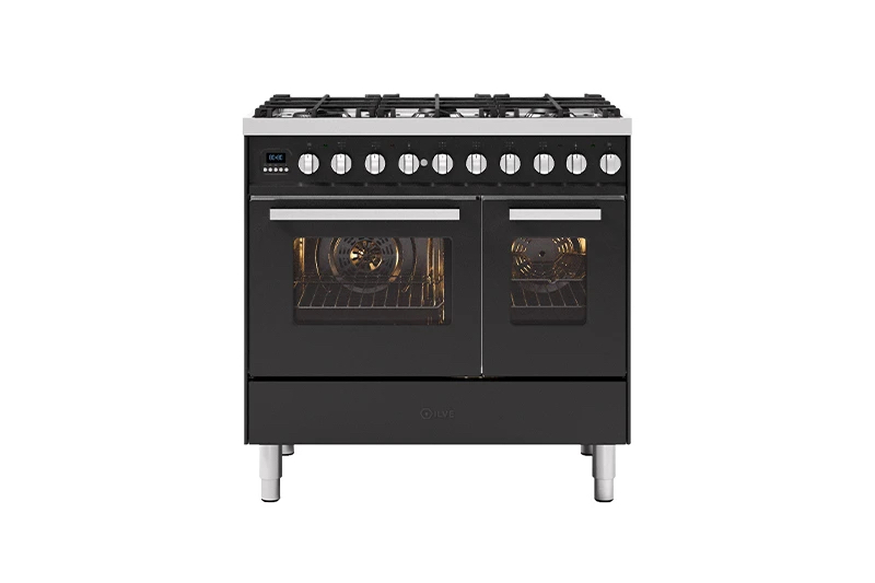 90cm Torino Twin Oven Dual Fuel Range Cooker Matt Graphite 90cm Torino Twin Oven Dual Fuel Range Cooker Matt Graphite