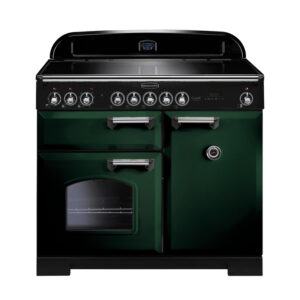 Rangemaster Classic Deluxe 100 Induction Racing Green with Chrome trim