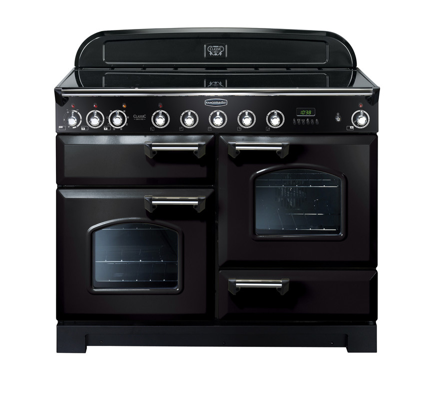 Rangemaster Classic Deluxe 110 Induction Black with Chrome trim Rangemaster Classic Deluxe 110 Induction Black with Chrome trim