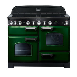 Rangemaster Classic Deluxe 110 Induction Racing Green with Chrome trim