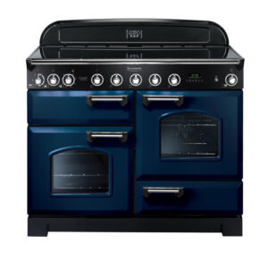Rangemaster Classic Deluxe 110 Induction Regal Blue with Chrome trim
