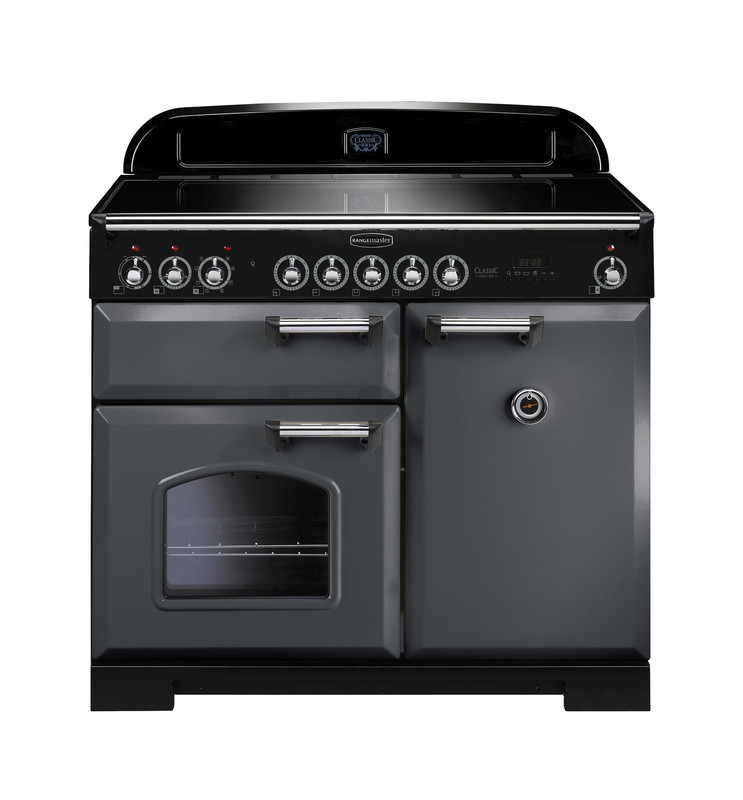 Rangemaster Classic Deluxe 100 Induction Slate with Chrome trim Rangemaster Classic Deluxe 100 Induction Slate with Chrome trim