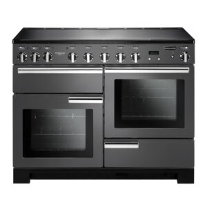 Rangemaster Professional Deluxe 110 Induction Slate with Chrome trim