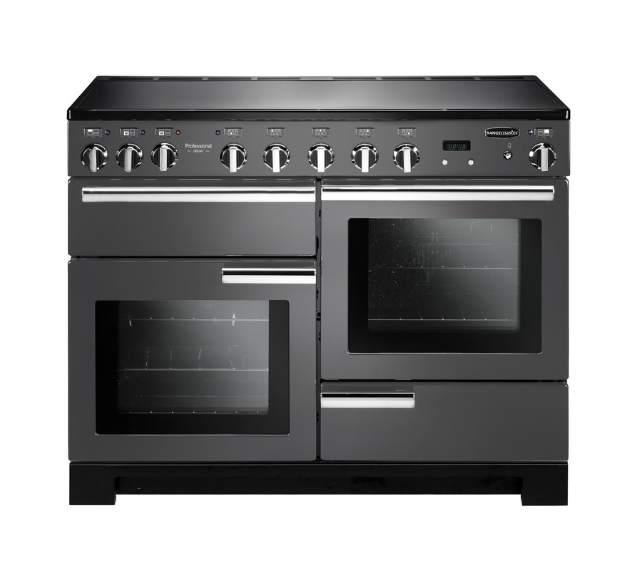Rangemaster Professional Deluxe 110 Induction Slate with Chrome trim Rangemaster Professional Deluxe 110 Induction Slate with Chrome trim