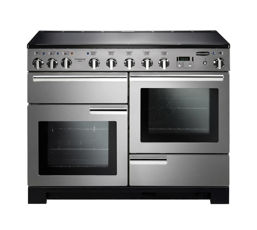 Rangemaster Professional Deluxe 110 Induction Stainless Steel with Chrome trim Rangemaster Professional Deluxe 110 Induction Stainless Steel with Chrome trim