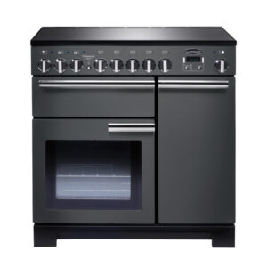 Rangemaster Professional Deluxe 90 Induction Slate with Chrome trim
