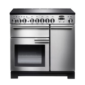 Rangemaster Professional Deluxe 90 Induction Stainless Steel with Chrome trim