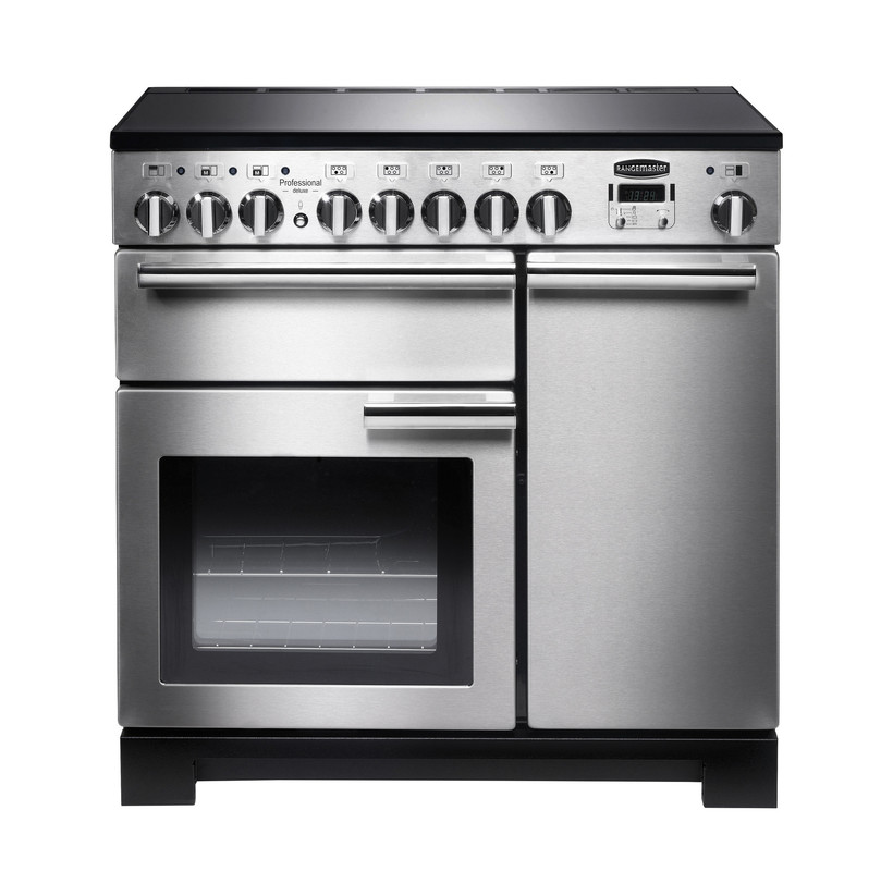 Rangemaster Professional Deluxe 90 Induction Stainless Steel with Chrome trim Rangemaster Professional Deluxe 90 Induction Stainless Steel with Chrome trim
