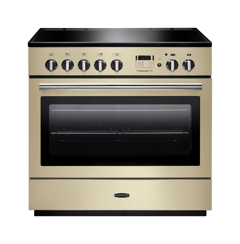 Rangemaster Professional+ FX 90 Induction Cream with Chrome trim