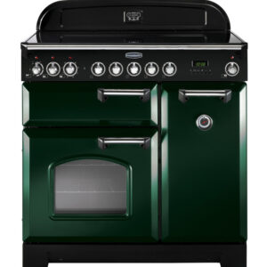 Rangemaster Classic Deluxe 90 Induction Racing Green with Chrome trim