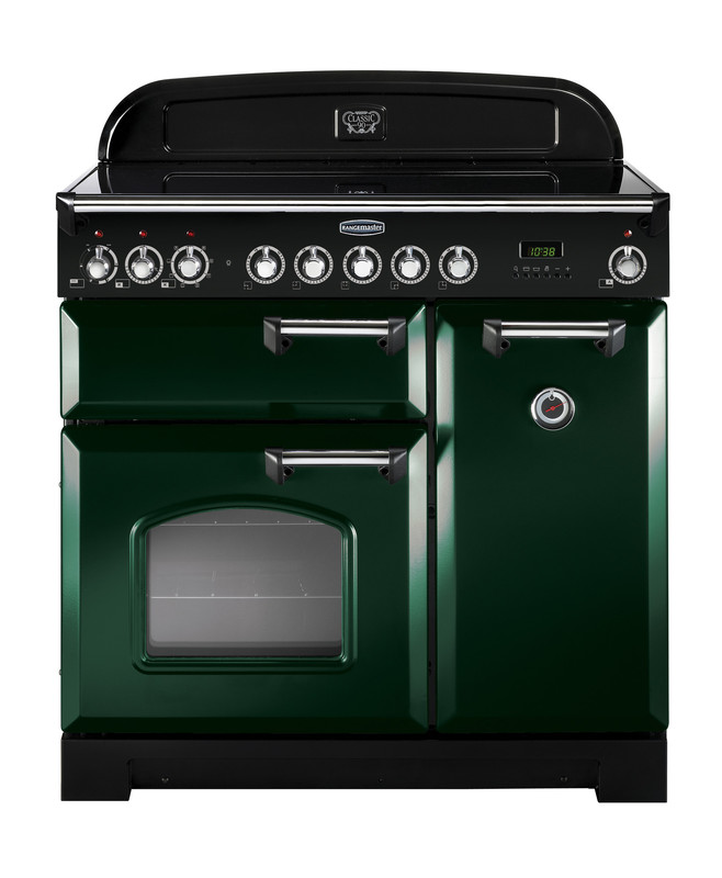 Rangemaster Classic Deluxe 90 Induction Racing Green with Chrome trim Rangemaster Classic Deluxe 90 Induction Racing Green with Chrome trim