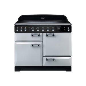 Rangemaster Elan Deluxe 110 Induction Royal Pearl with Chrome trim