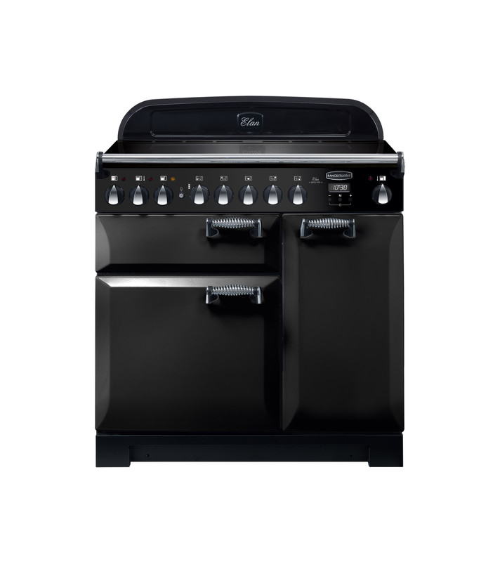 Rangemaster Elan Deluxe 90 Induction Black with Chrome trim Rangemaster Elan Deluxe 90 Induction Black with Chrome trim