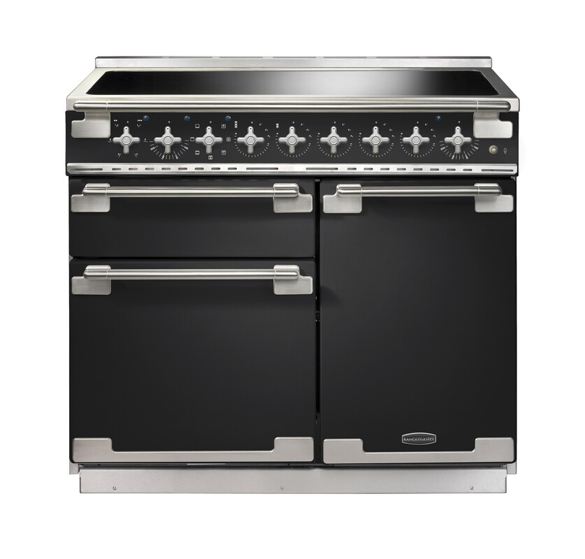 Rangemaster Elise 100 Induction Charcoal Black with Brushed Nickel trim Rangemaster Elise 100 Induction Charcoal Black with Brushed Nickel trim
