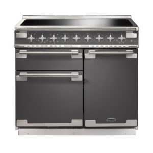 Rangemaster Elise 100 Induction Slate with Brushed Nickel trim