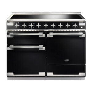 Rangemaster Elise 110 Induction Black with Brushed Nickel trim