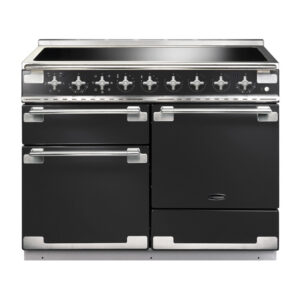 Rangemaster Elise 110 Induction Charcoal Black with Brushed Nickel trim