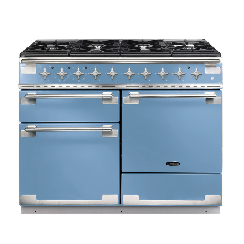 Rangemaster Elise 110 Induction China Blue with Nickel trim
