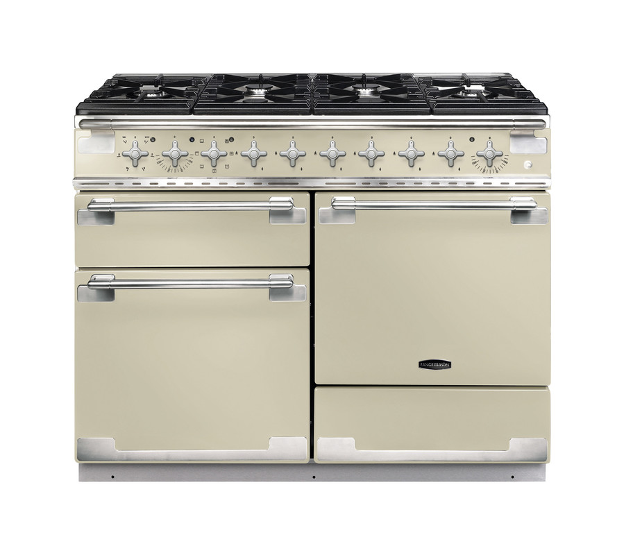 Rangemaster Elise 110 Induction Cream with Nickel trim