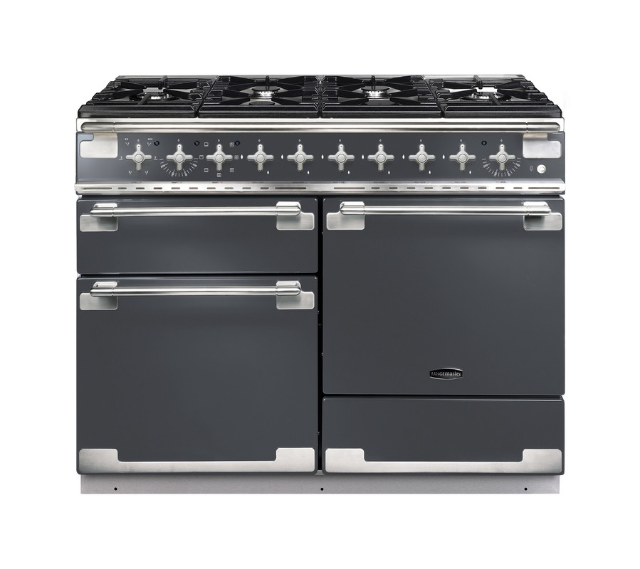 Rangemaster Elise 110 Induction Slate with Nickel trim