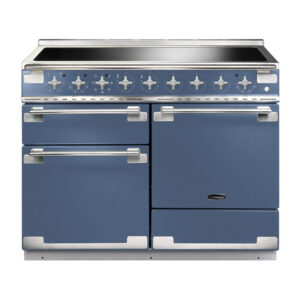 Rangemaster Elise 110 Induction Stone Blue with Brushed Nickel trim
