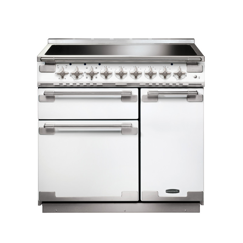 Rangemaster Elise 90 Induction White with Brushed Nickel trim Rangemaster Elise 90 Induction White with Brushed Nickel trim