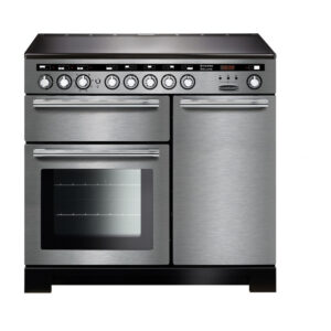 Rangemaster Encore Deluxe 100 Induction Stainless Steel with Chrome trim