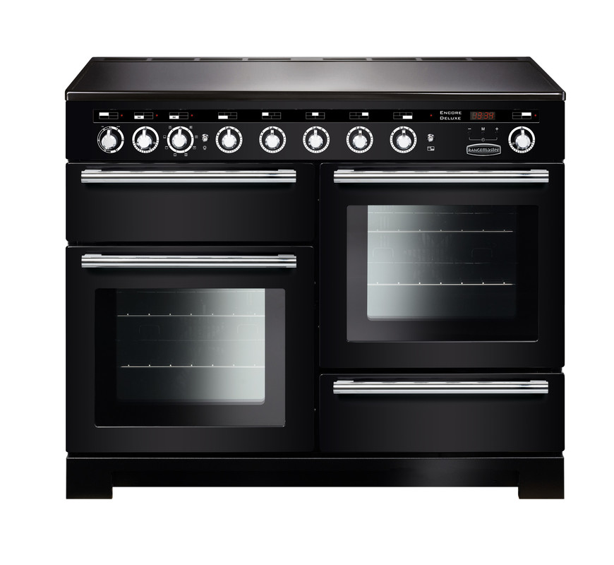 Rangemaster Encore Deluxe 110 Induction Black with Chrome trim Rangemaster Encore Deluxe 110 Induction Black with Chrome trim