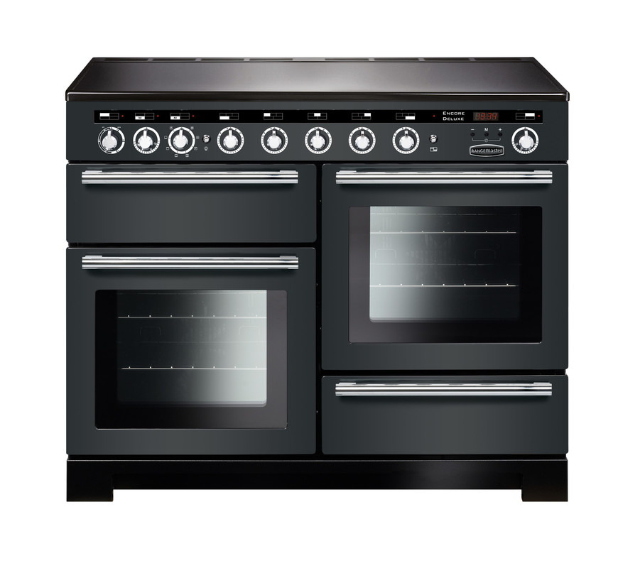 Rangemaster Encore Deluxe 110 Induction Slate with Chrome trim Rangemaster Encore Deluxe 110 Induction Slate with Chrome trim