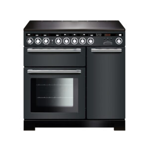 Rangemaster Encore Deluxe 90 Induction Slate with Chrome trim