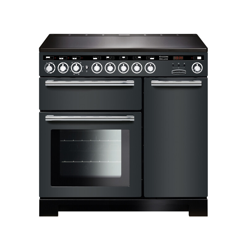 Rangemaster Encore Deluxe 90 Induction Slate with Chrome trim Rangemaster Encore Deluxe 90 Induction Slate with Chrome trim